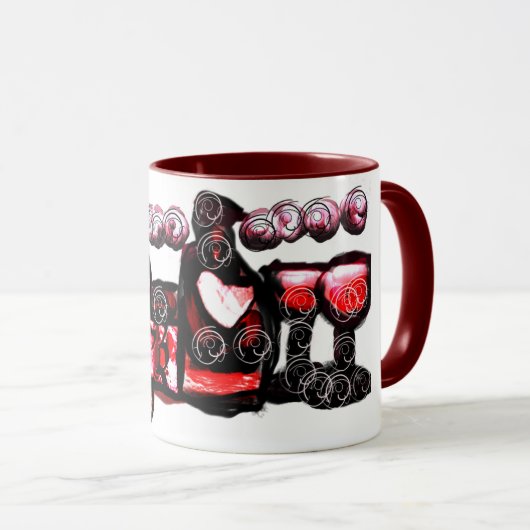 Rotwein Tasse (VorderseiteRechts)