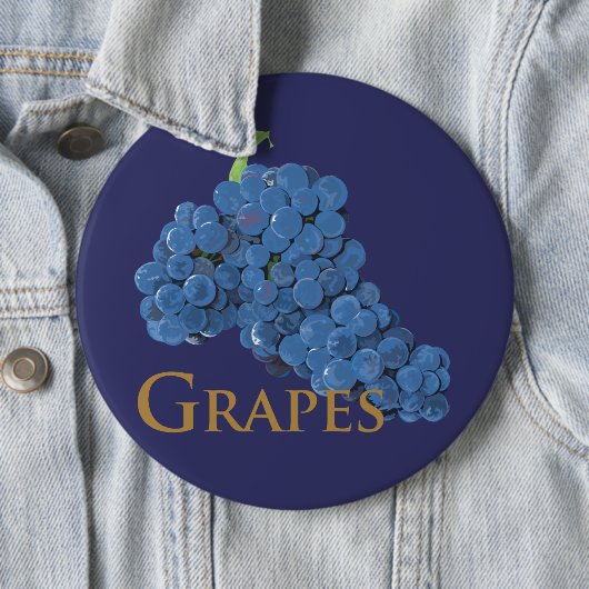 Rotwein-Trauben Button (Beispiel)
