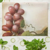 Rotwein Trauben Korkschnecke Küchengeschirr Handtu Geschirrtuch (Gefaltet)