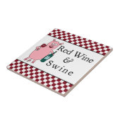 Rotwein u. Schweine Fliese (Seite)