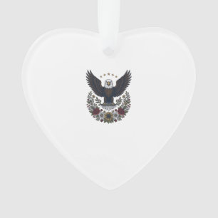 Rotwein- und Blau-patriotischer Weinliebhaber Ornament