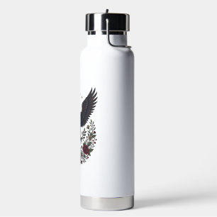 Rotwein- und Blau-patriotischer Weinliebhaber Trinkflasche