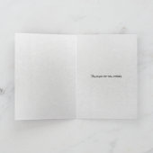 Rotwein und Flasche Karte (Innenseite)