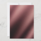 Rotwein und Rotwein Einladung (Rückseite)