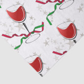 Rotwein-Weihnachten Seidenpapier (Detail)