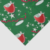 Rotwein-Weihnachten Seidenpapier (Detail)