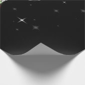 Rotwein Weihnachtsmannmütze Weihnachten Wein Pajam Geschenkpapier (Ecke)