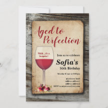 Rotwein, Weineinladung, gereift bis zur Perfektion