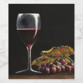 Rotwein Weinetikett (Einzelnes Label)