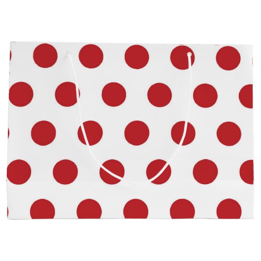 Rotwein-weiße Weihnachtsgeschichten Große Geschenktüte (Rückseite)