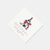 Rotweinbowle zum Geburtstag - gereift bis zur Perf Serviette (Ecke)