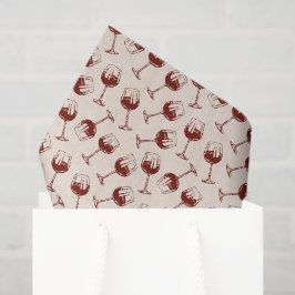 Rotweinglas-Tissue-Papier, Burgunder-Wein-Geschenk Seidenpapier