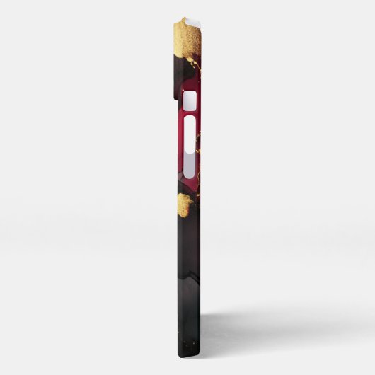 Rotweinmädchen iPhone Hülle (Linke Seite)