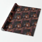 Rotweinmalerei von Alfred Fox Geschenkpapier (Ungerollt)