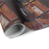 Rotweinmalerei von Alfred Fox Geschenkpapier (Rolleneckpunkt)