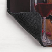 Rotweinmalerei von Alfred Fox Mousepad (Ecke)