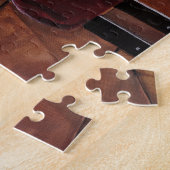 Rotweinmalerei von Alfred Fox Puzzle (Seite)