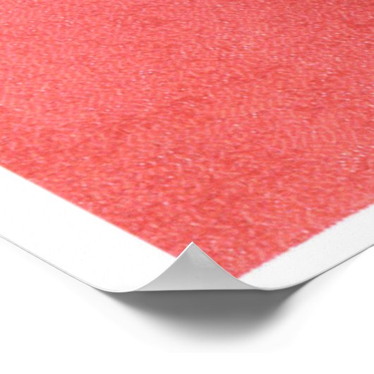 Rotweiß Poster (Ecke)