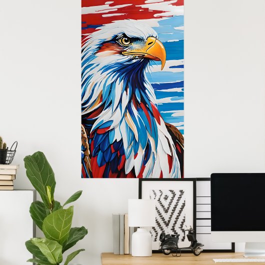 Rotweißadler Poster (Heimbüro)