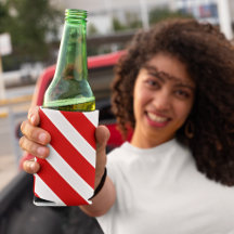 Rotweiße Diagonalstreifen