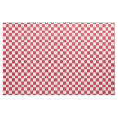 Rotweiße Markierquadratische Karo-Muster Stoff (Yard (91,4 cm))