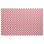 Rotweiße Schneeflocke Prüfmuster Stoff (Yard (91,4 cm))