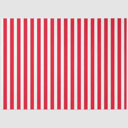 Rotweiße Streifen gestreiftes Muster Zirkus Seidenpapier (Vorderseite)