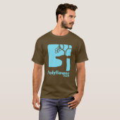 Rotwild-Bier-Blau - Polyflower 2009 T-Shirt (Vorne ganz)