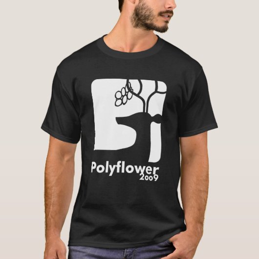 Rotwild-Bier-Weiß - Polyflower 2009 T-Shirt (Vorderseite)