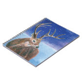 Rotwild (Cervus elaphus) Notizblock (Linke Seite)