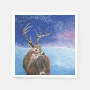 Rotwild (Cervus elaphus) Serviette