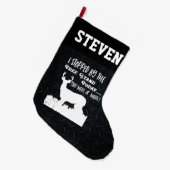 Rotwild, die das Hobby-Sport der lustigen Großer Weihnachtsstrumpf (Vorderansicht (hängend))