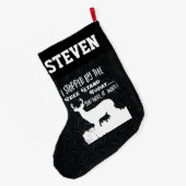 Rotwild, die das Hobby-Sport der lustigen Großer Weihnachtsstrumpf (Rückseite (Hängend))