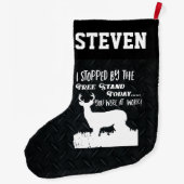 Rotwild, die das Hobby-Sport der lustigen Großer Weihnachtsstrumpf (Rückseite)