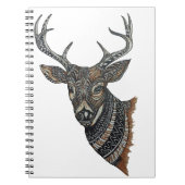 Rotwild-Dollar mit verwickeltem Entwurf Notizblock (Vorderseite)