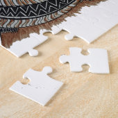 Rotwild-Dollar mit verwickeltem Entwurf Puzzle (Seite)