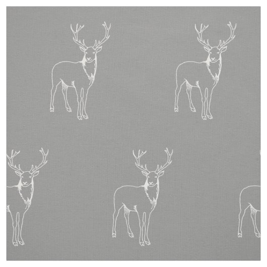 Rotwild-Druck-Gewebe Stoff (Muster)