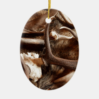 Rotwild-Elch-Elch-Geweihe, die Keramik Ornament