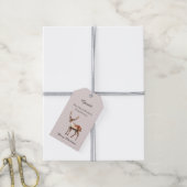 Rotwild-Elch-Weihnachten Geschenkanhänger (Mit Garn)
