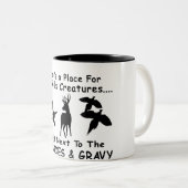 ROTWILD-, ENTEN-U. FASAN-JAGD ZWEIFARBIGE TASSE (VorderseiteRechts)