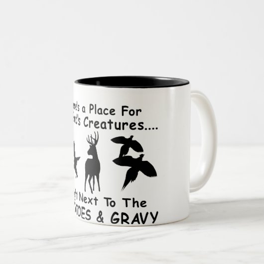 ROTWILD-, ENTEN-U. FASAN-JAGD ZWEIFARBIGE TASSE (VorderseiteRechts)