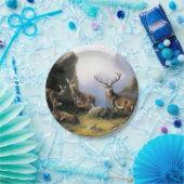 Rotwild-Familien-wilde Tiere Pappteller (Party)
