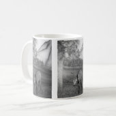 Rotwild-Feld Kaffeetasse (Vorderseite Links)