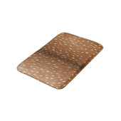 Rotwild-Fell // Badematte (Schrägansicht)