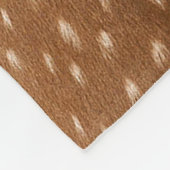 Rotwild-Fell // Fleecedecke (Ecke)