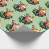 Rotwild Geschenkpapier (Ecke)