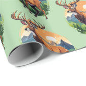 Rotwild Geschenkpapier (Rolleneckpunkt)