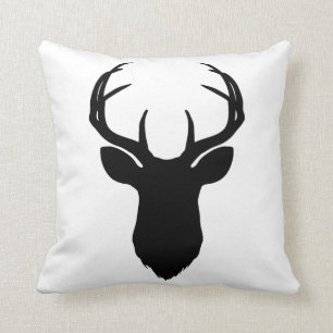 Rotwild-Geweih-Dollar-rustikales Land-Bauernhaus Kissen