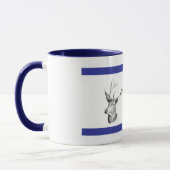 Rotwild-Hauptdollar-personalisierte Kaffee-Tasse Tasse (Links)