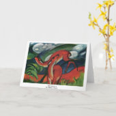 Rotwild II durch Marc Franz Karte (Gelbe Blume)